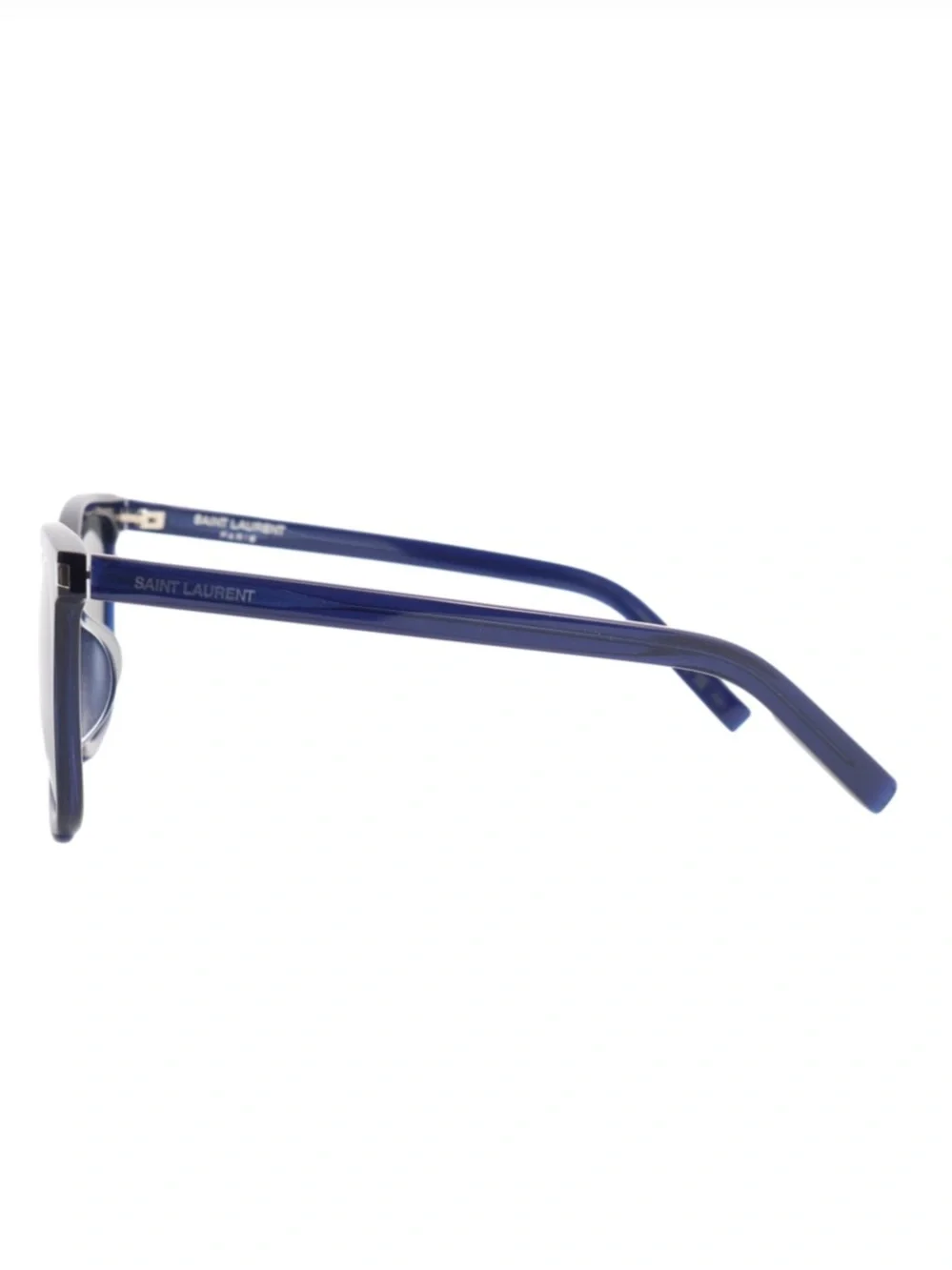 Saint Laurent Sunglasses SL116K Blue Blue Silver NEW
